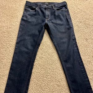 Express Blue Denim Slim Stretch Jeans Sz 36/32